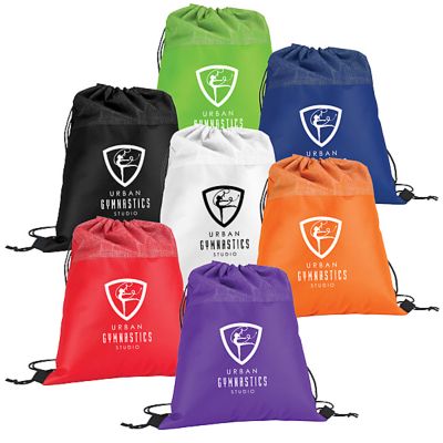 Saratoga Bags: Silvertone Drawstring Bag