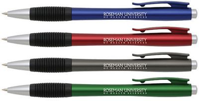 Plastic Click Pens: Solara Satin Pen
