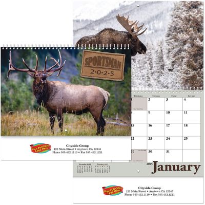 Wildlife Wall Calendar: 2025 Spiral Bound - HPG - Promotional