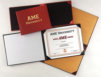 Education: Padded Diploma Cover 5 x 7"