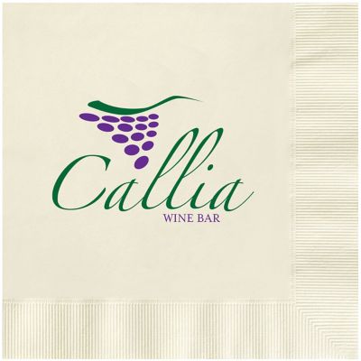 Hospitality: Beverage Napkin Hot Stamp -Coined