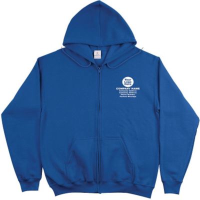 Construction: Hoodie Full Zip 50/50