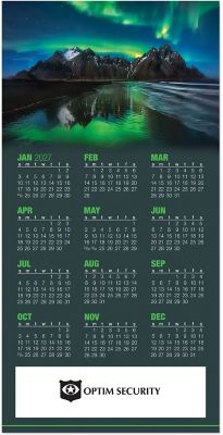 Products As Low As $10: Northern Lights Tri-Fold Calendar