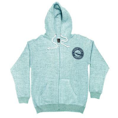 Screen Printed Apparel: Nantucket Adult Full Zip Hoodie - Screen Print