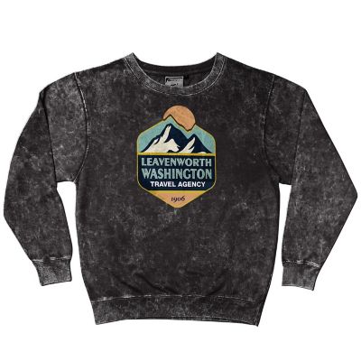 Apparel: Acid Washed Crew Neck Sweatshirt - Screen