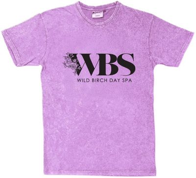 Health & Wellness: Acid Washed T-Shirt Screen Print