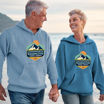 Travel & Destination: Full Color Unisex Vintage Heather Hoodie