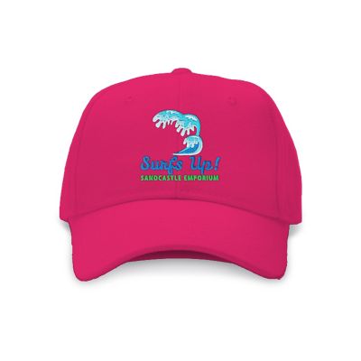 Apparel: 100% Cotton Hat - Embroidered