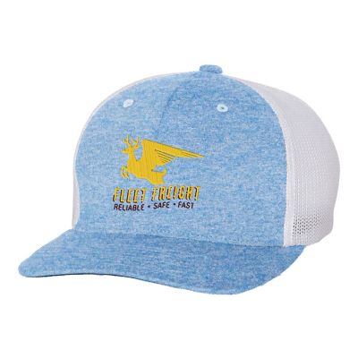 Apparel: Comic Trucker Hat With Mesh - Embroidered