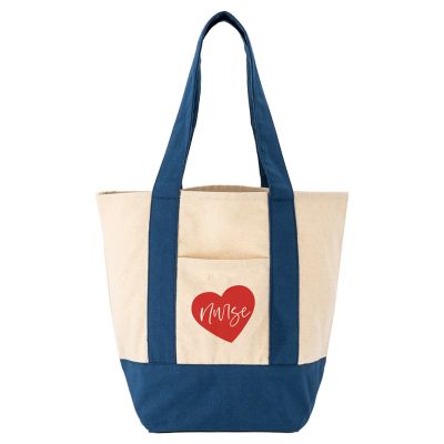 Health & Wellness: Full Color Saratoga Mini Cotton Canvas Tote