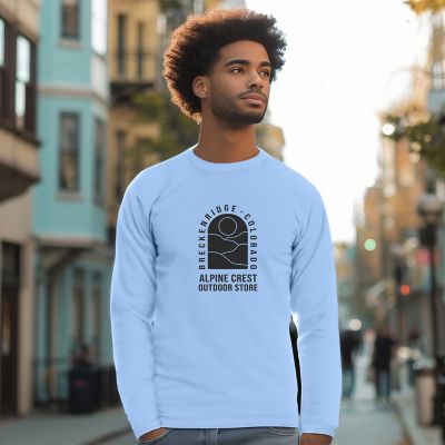 Travel & Destination Apparel: Performance Long Sleeve Shirt - Screen