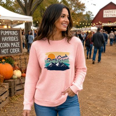 Awareness: Women's Waffle Knit Hi Low Shirt - Full Color