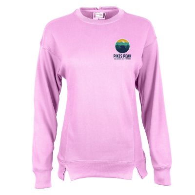 Awareness: Ladies' French Terry Oversized Crew - Embroidery