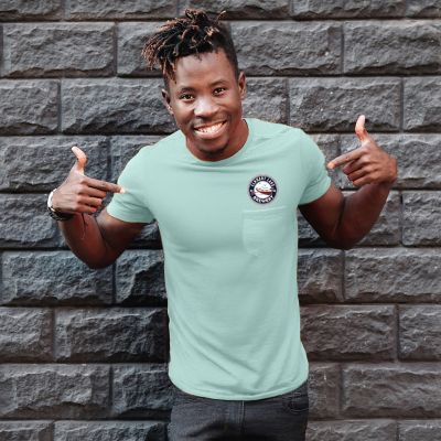 Travel & Destination Apparel: Garment Dye Short Sleeve W Pocket - Full Color