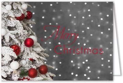 New Products: Pop Of Red Holiday Card