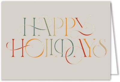 New Products: Colorful Holidays Card