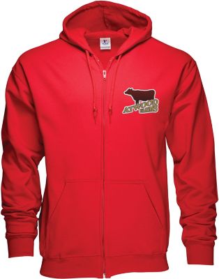 Health & Wellness: Zippered Hoodie 50/50 Embroidered