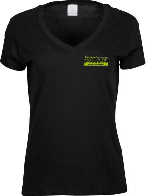 Apparel: Ladies Cotton V-Neck T-Shirt