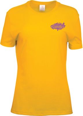 Apparel: Screen Printed Ladies 100% Cotton Colored T-Shirt