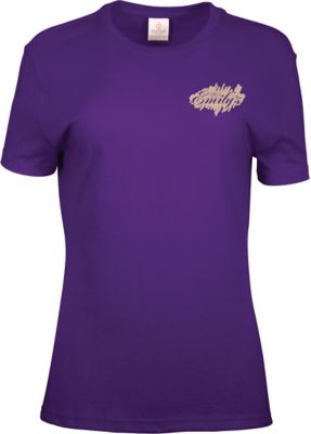 Apparel: Screen Printed Ladies 100% Cotton Colored T-Shirt