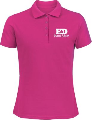 Apparel: Screen Printed Ladies 50/50 Polo Shirt
