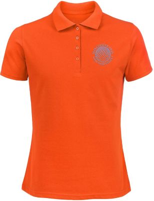 Apparel: Embroidered Ladies 50/50 Polo Shirt