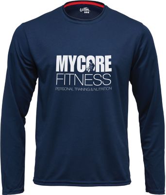 Health & Wellness: Screen Printed Long Sleeve Performance T-Shirt