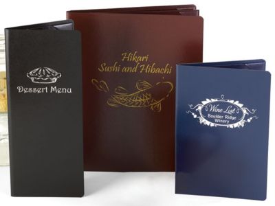 Presentation Collection: Leathergrain Cover-Single View 5.5 x 8.5"